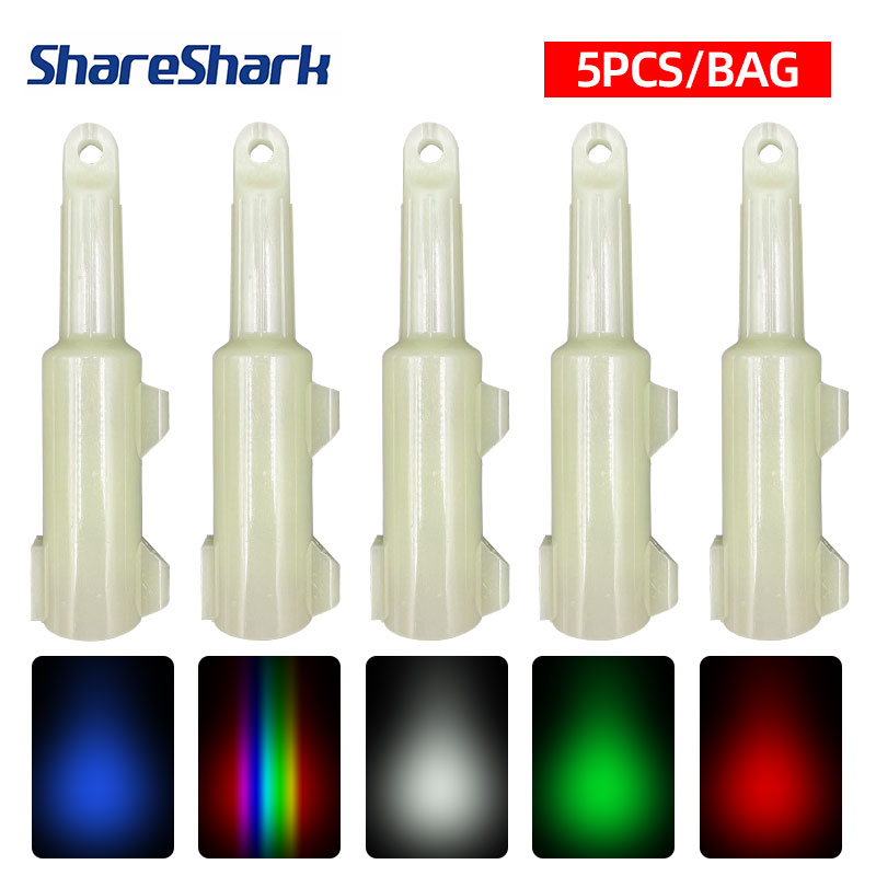 Underwater Flashlight - ShareShark 5pcs Fishing Flash Lamp Underwater