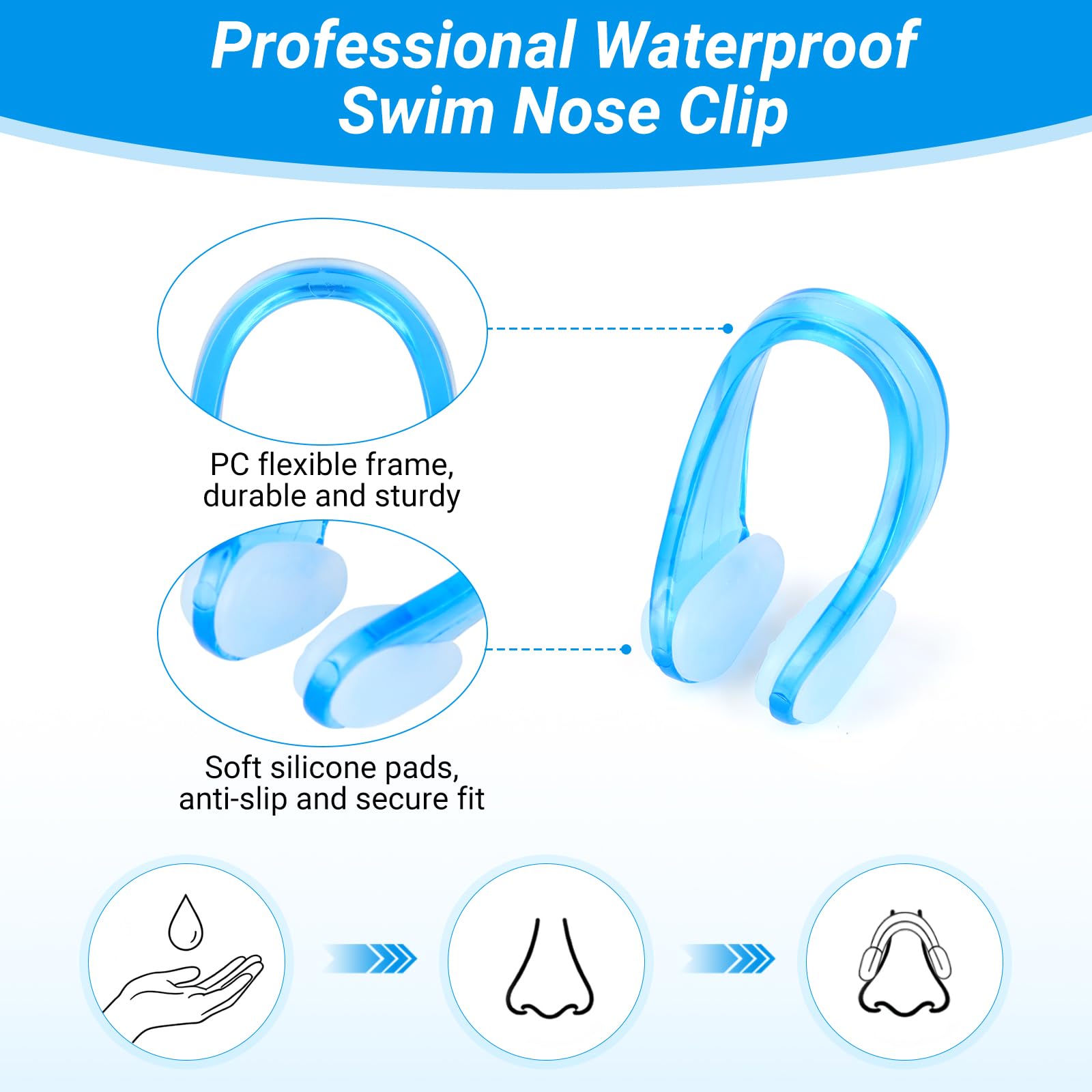 Waterproof Silicone Swimming N - Us Aquatic Sports 评论和价格