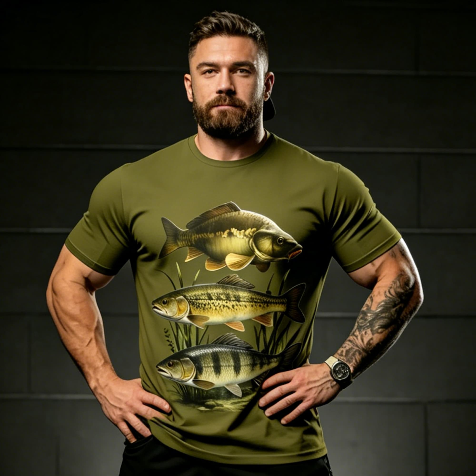Men Army Green Freshwater Fish - Us Aquatic Sports 评论和价格