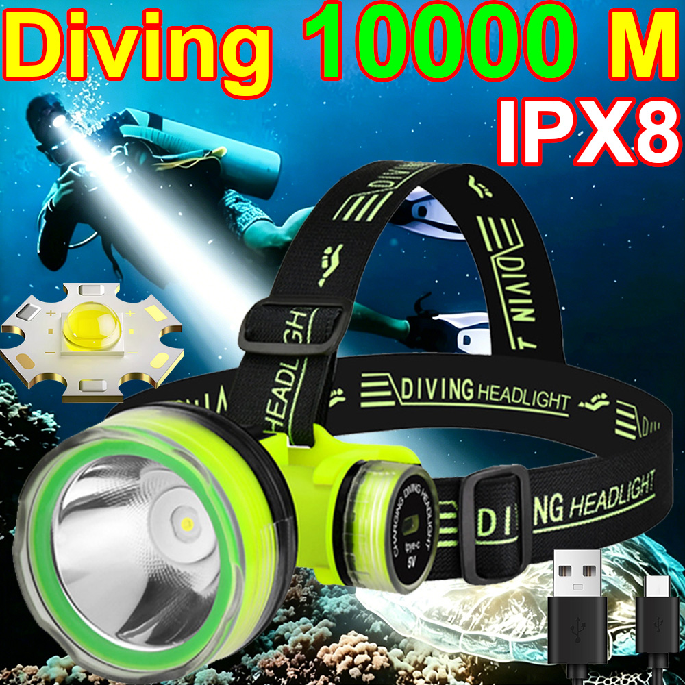 10000 Meters Underwater Diving - Underwater Flashlight 评论和价格