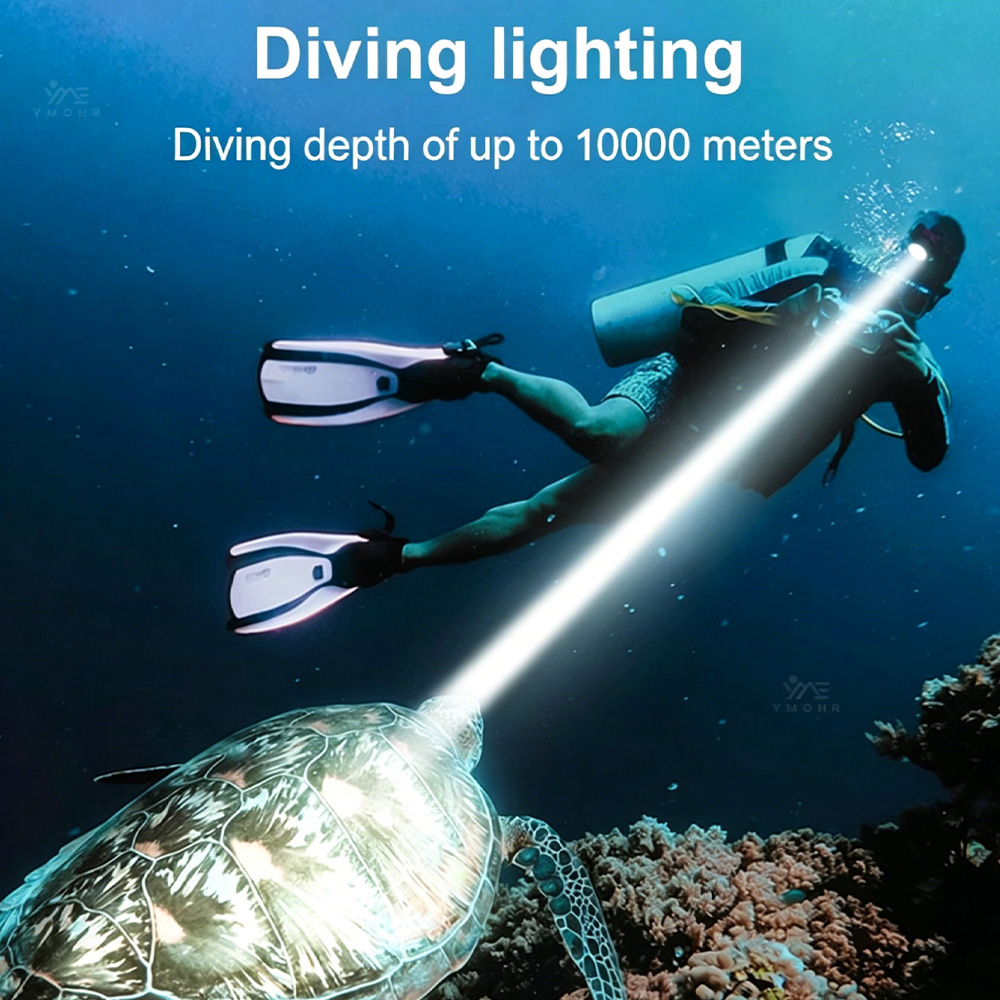 10000 Meters Underwater Diving - Underwater Flashlight 评论和价格