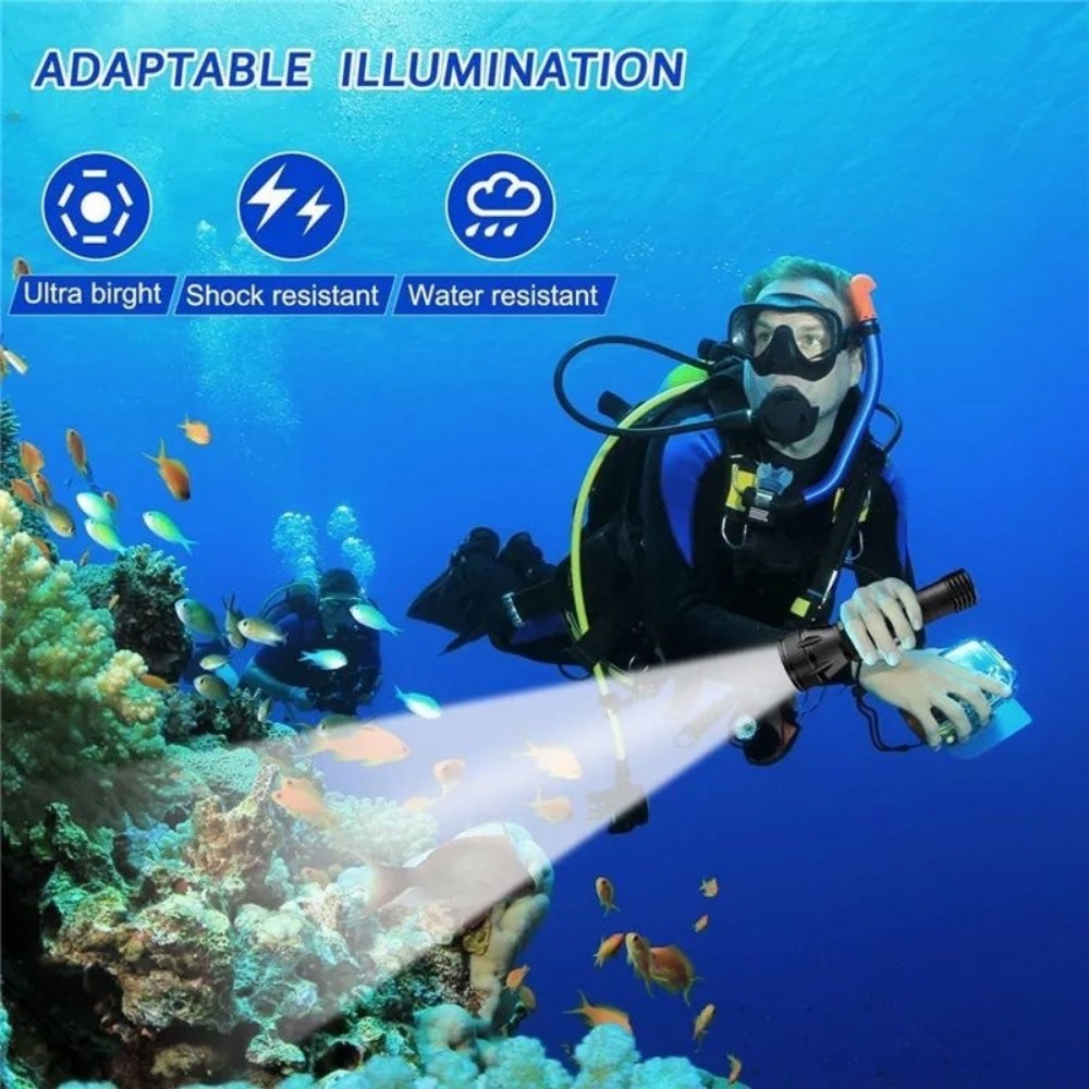 Professional Scuba Diving Flas - Underwater Flashlight 评论和价格