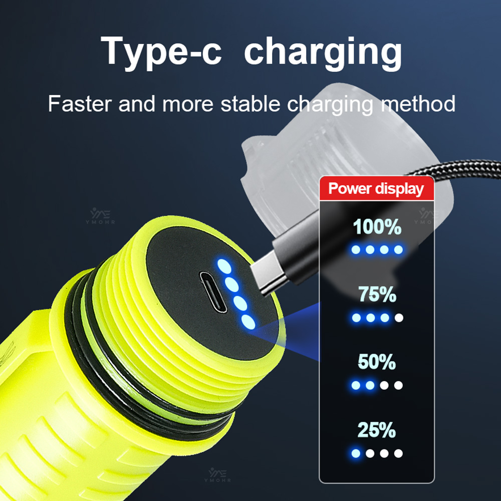 New Portable Professional LED  - Underwater Flashlight 评论和价格
