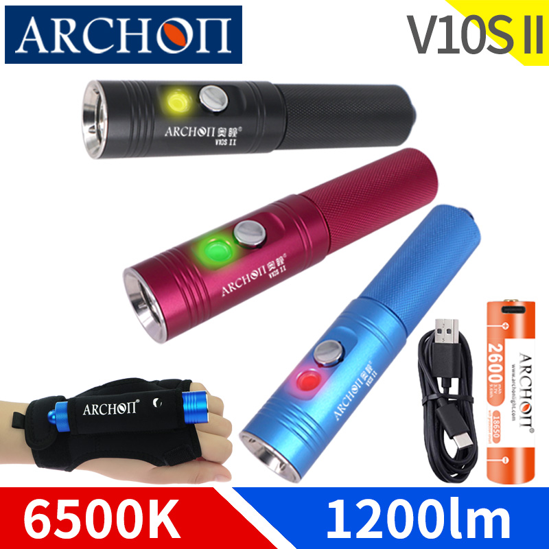 Archon V10s II Scuba Diving Li - Underwater Flashlight 评论和价格
