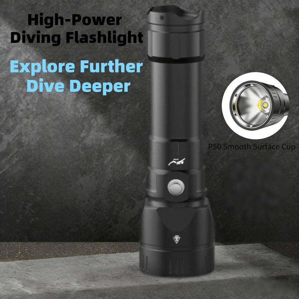 Powerful Diving Flashlight Wat - Underwater Flashlight 评论和价格