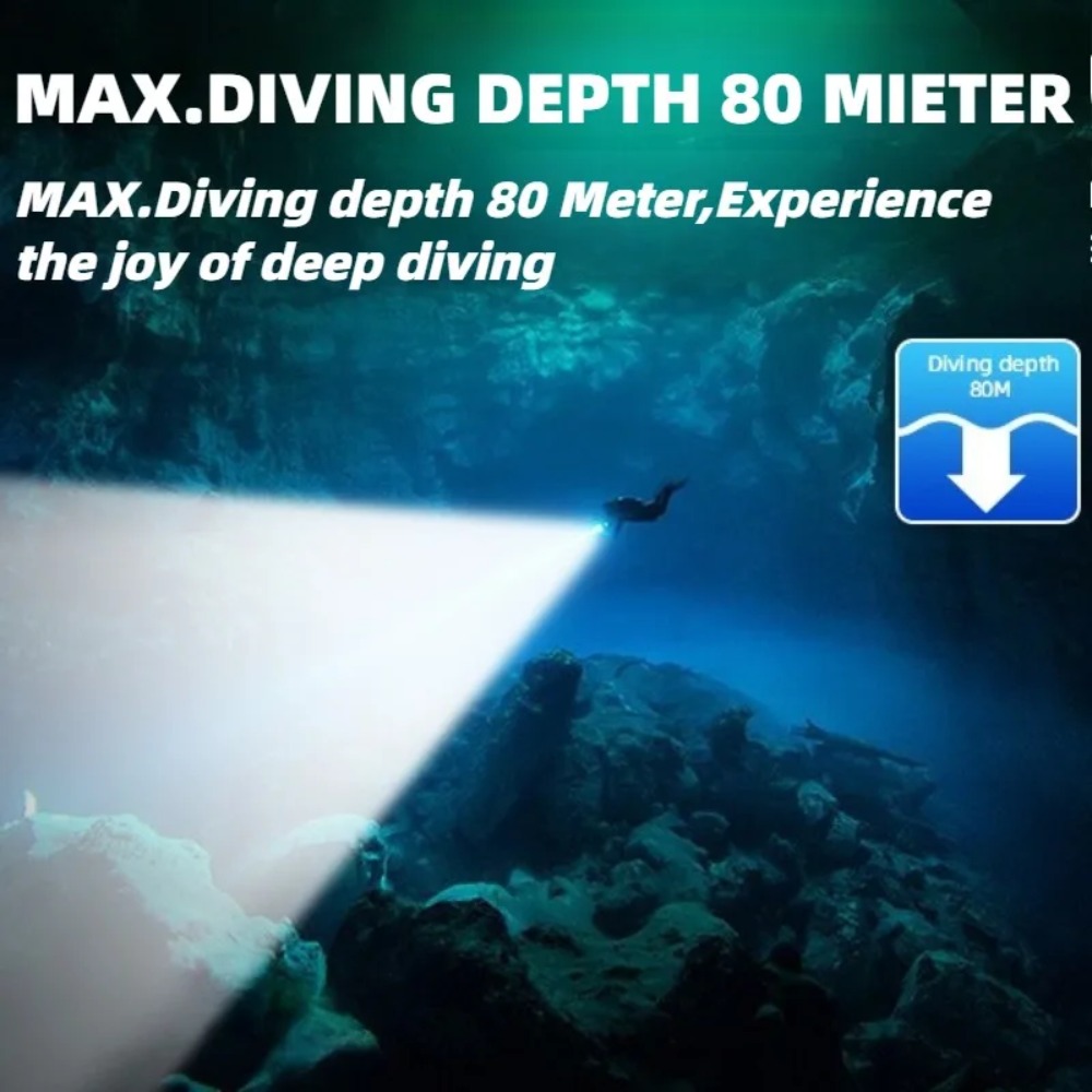 Powerful Diving Flashlight Wat - Underwater Flashlight 评论和价格